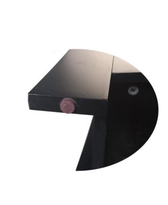 Hiland Bar Cabinet Wine Storage With Glass Holders & Drawer