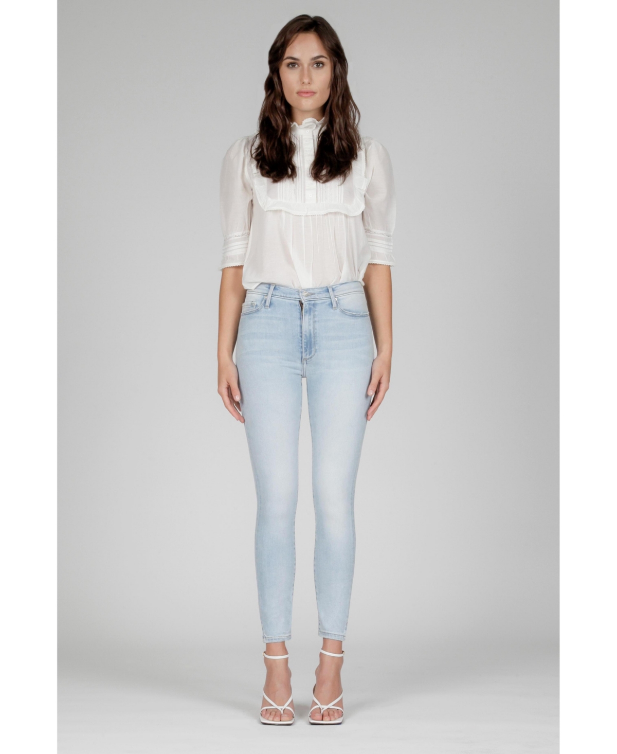 Black Orchid Denim Women's Kate Super High Rise Skinny Jean -pastel Blue