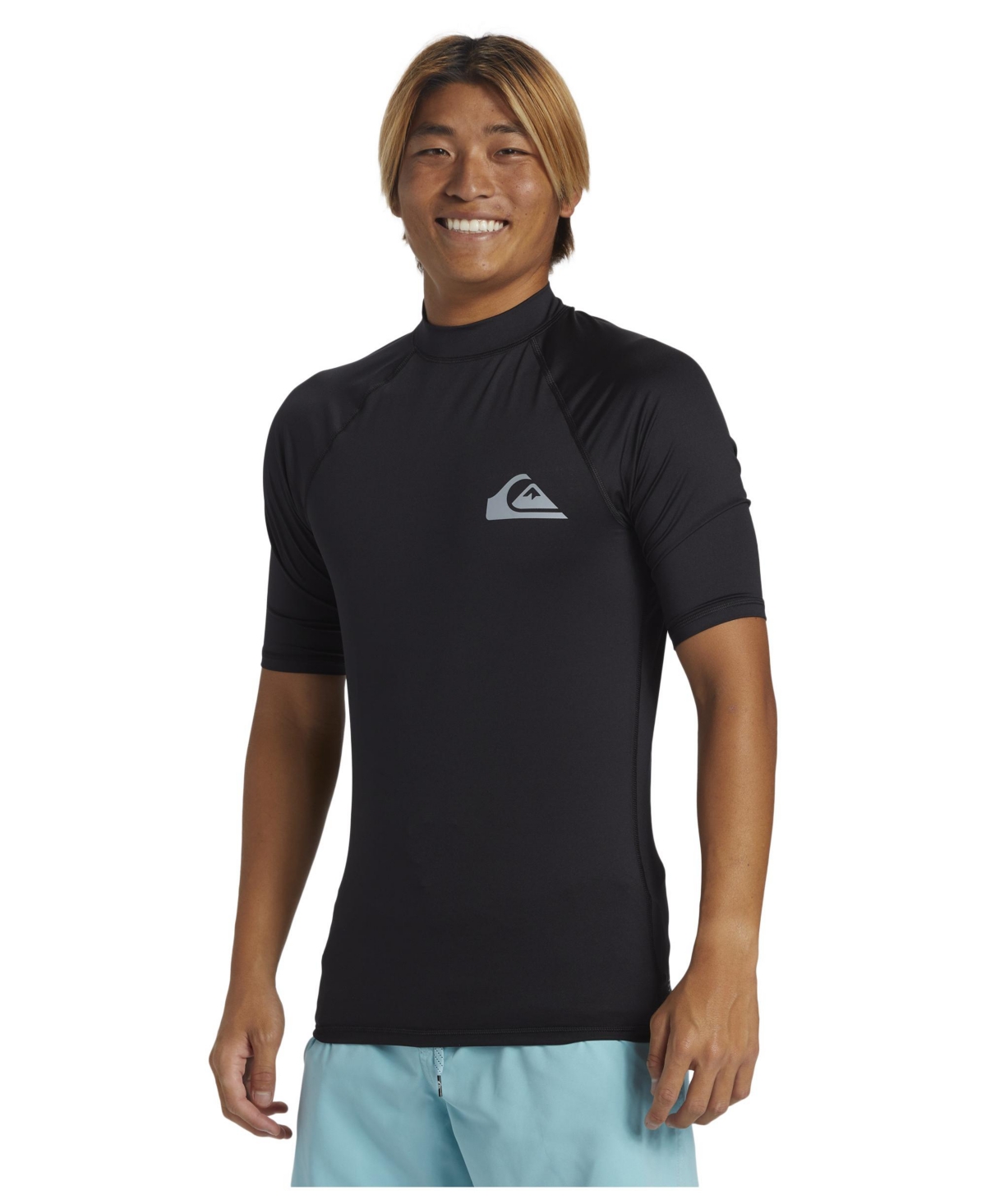 Men's Upf 50 Lycra Short Sleeve T-shirt - Smoked Gra