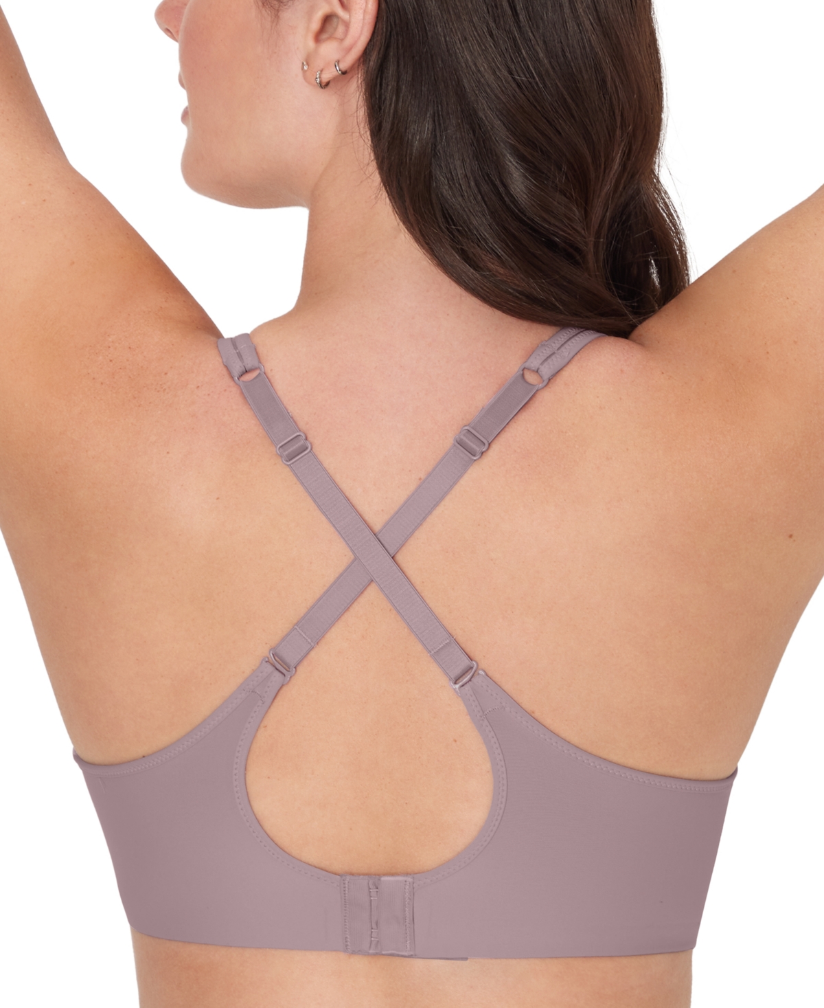Shop Bali One Smooth U Ultra Light Shaping Underwire Bra 3439 In Purple Mauve