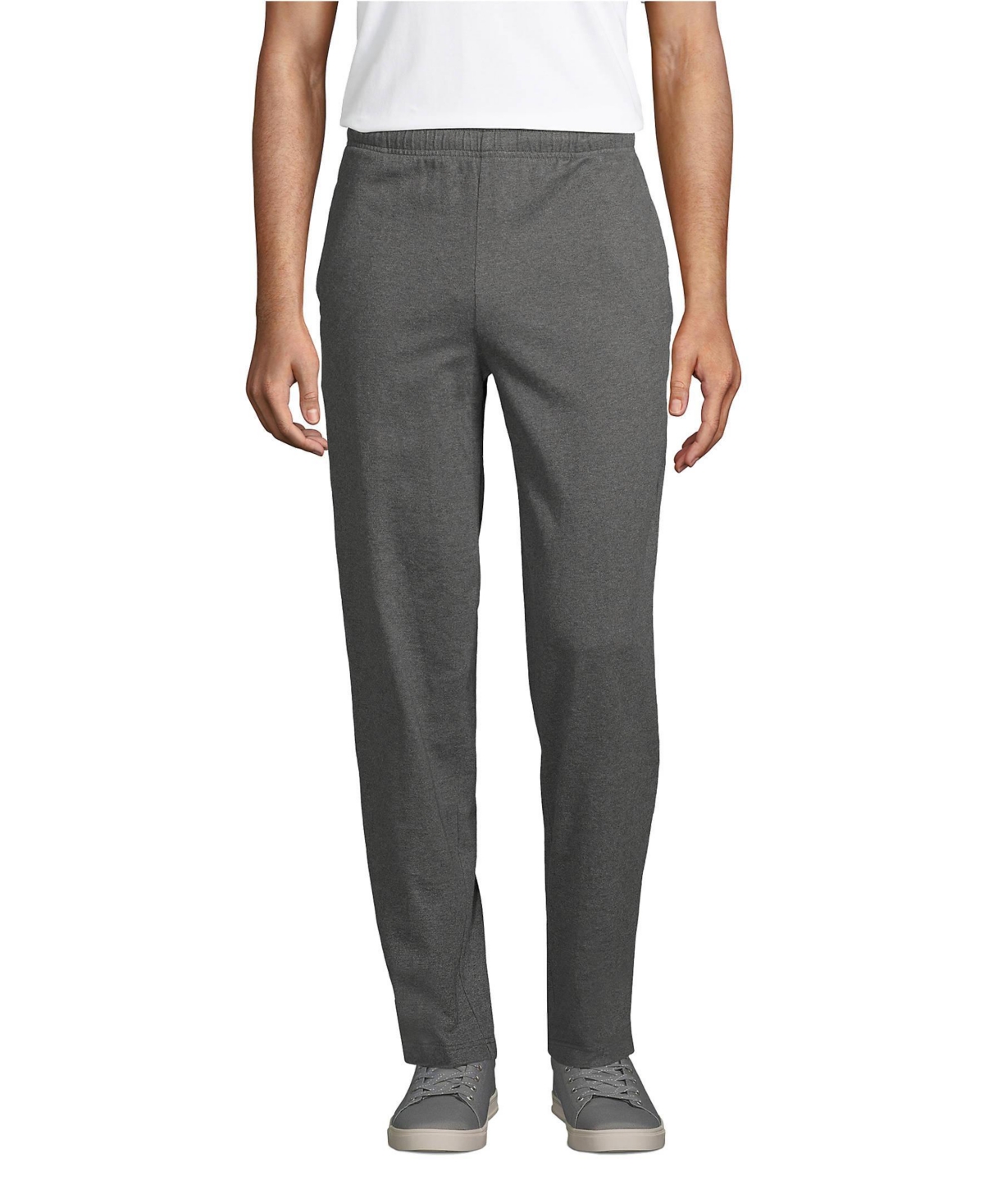 Big & Tall Jersey Knit Sweatpants - Charcoal heather