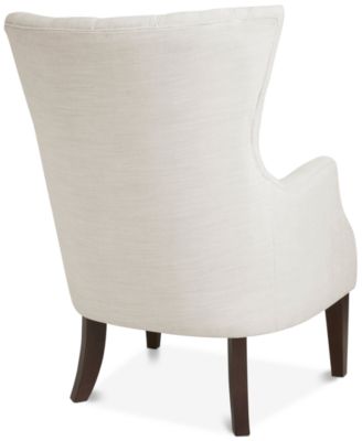 Hannah Button Tufted Wing Accent Chair