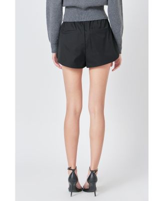 Women's High Waisted Nylon Shorts