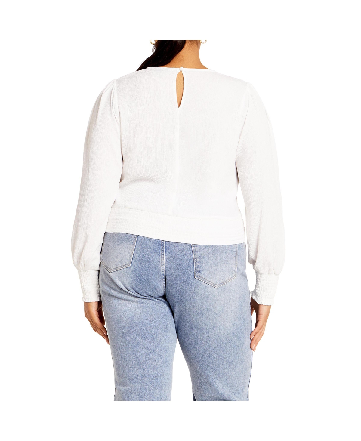 City Chic Plus Size Amira Twist Top