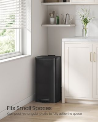 5.2-Gallon (20L) Stainless Steel Kitchen Trash Can with Modern Design