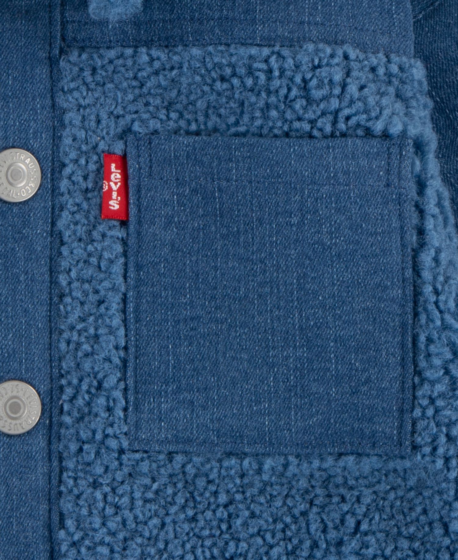 Baby Boys Denim Sherpa Coverall