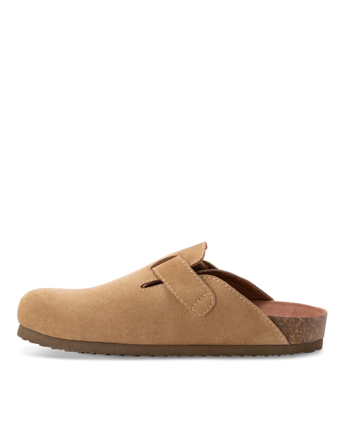 Shop Eastland Shoe Men's Gabe Slippers In Khaki Suede
