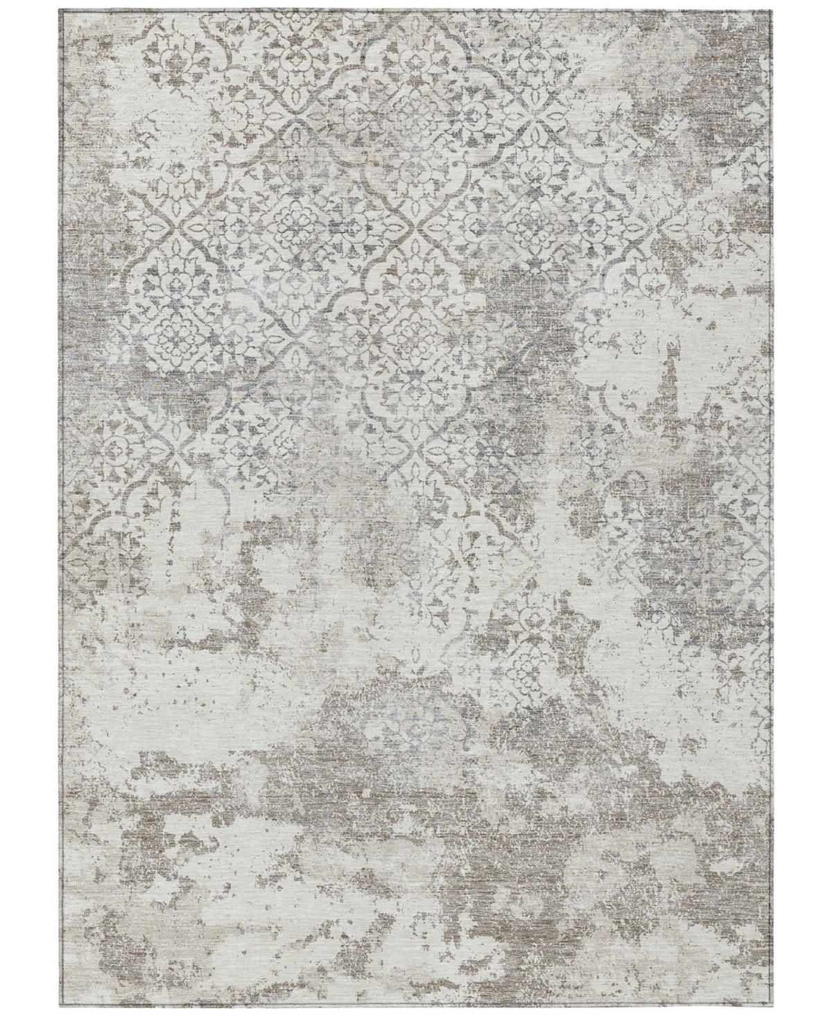 Addison Chantille Acn769 5'x7'6" Area Rug In Ivory