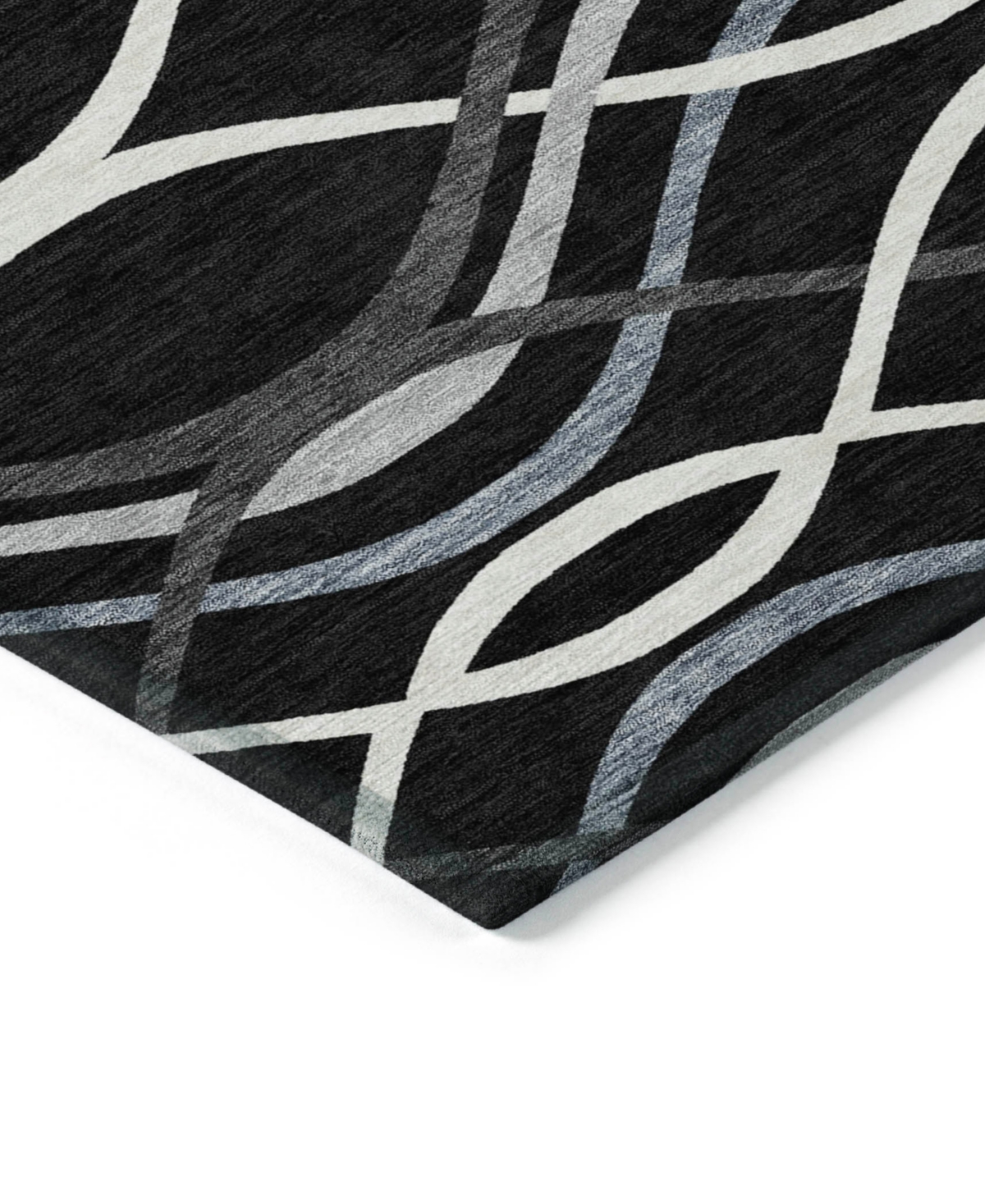 Addison Chantille Acn757 8'x10' Area Rug In Black