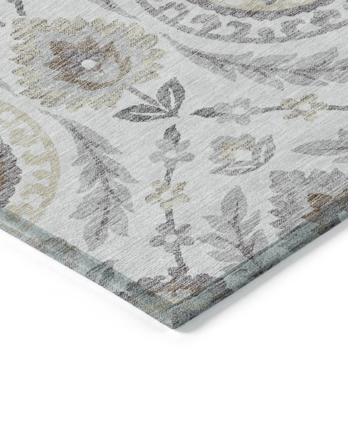 Addison Chantille Acn751 8'x10' Area Rug In Silver