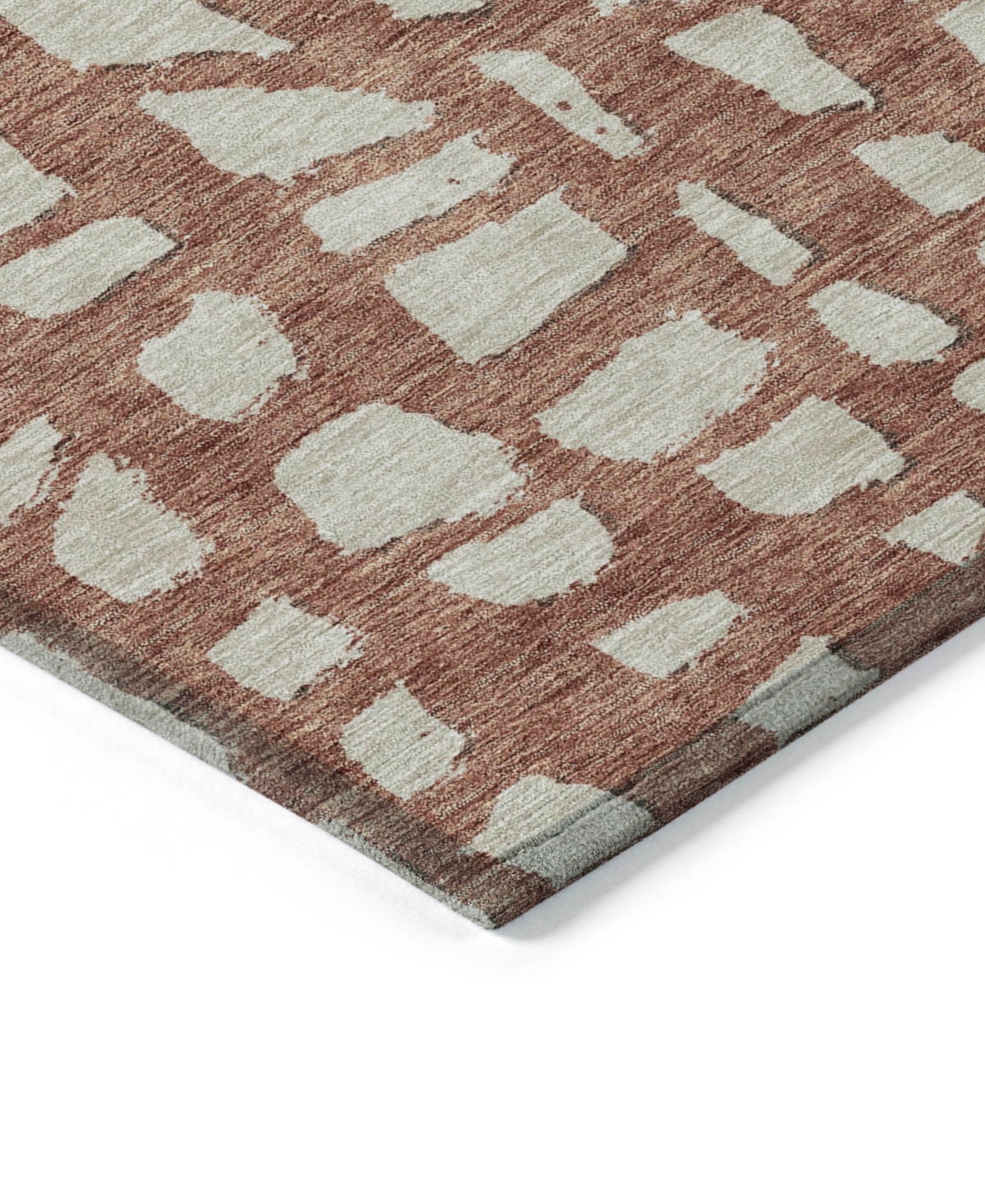 Addison Chantille Acn754 2'3"x7'6" Runner Area Rug In Paprika