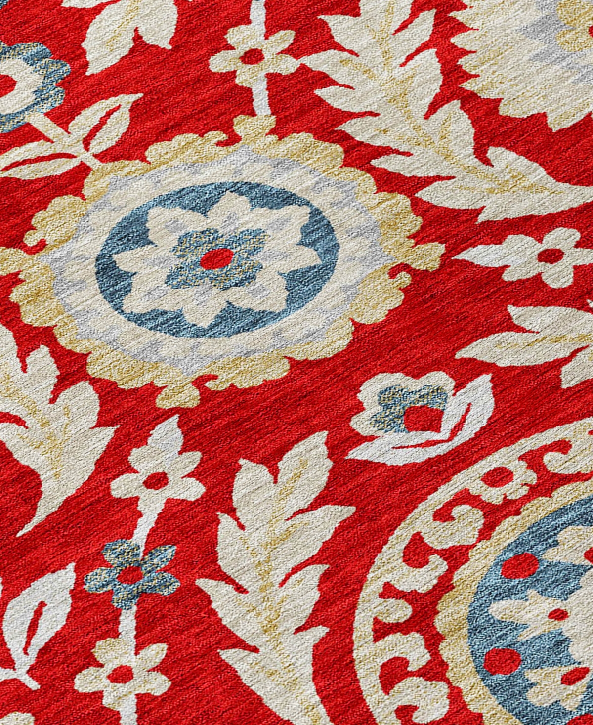 Addison Chantille Acn751 9'x12' Area Rug In Red