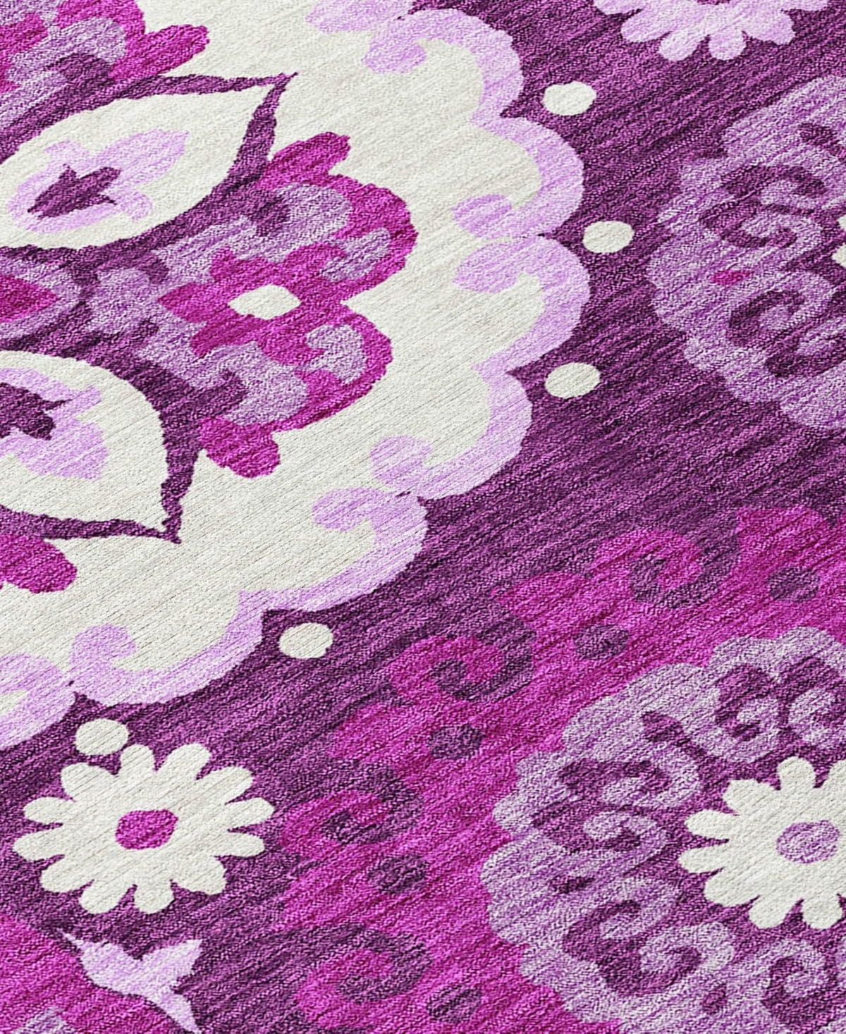 Addison Chantille Acn763 8'x10' Area Rug In Eggplant