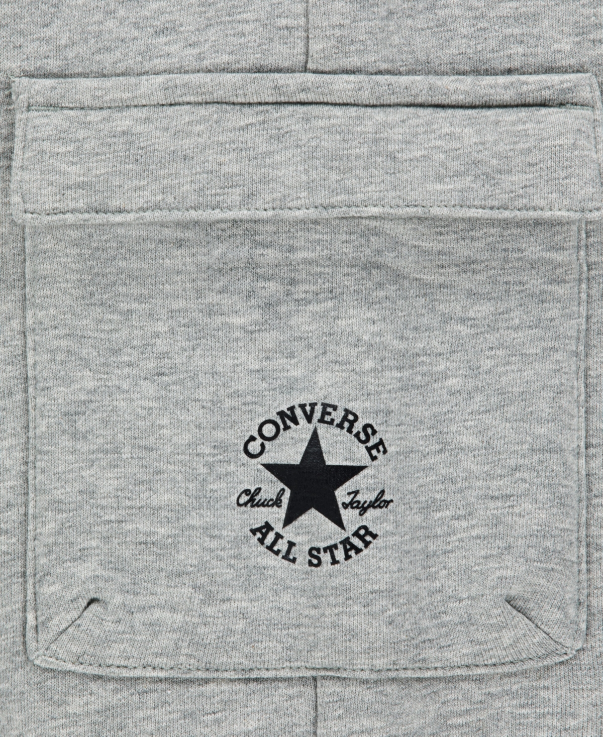 Converse Big Boys Twill Jogger Pants In Dark Gray Heather