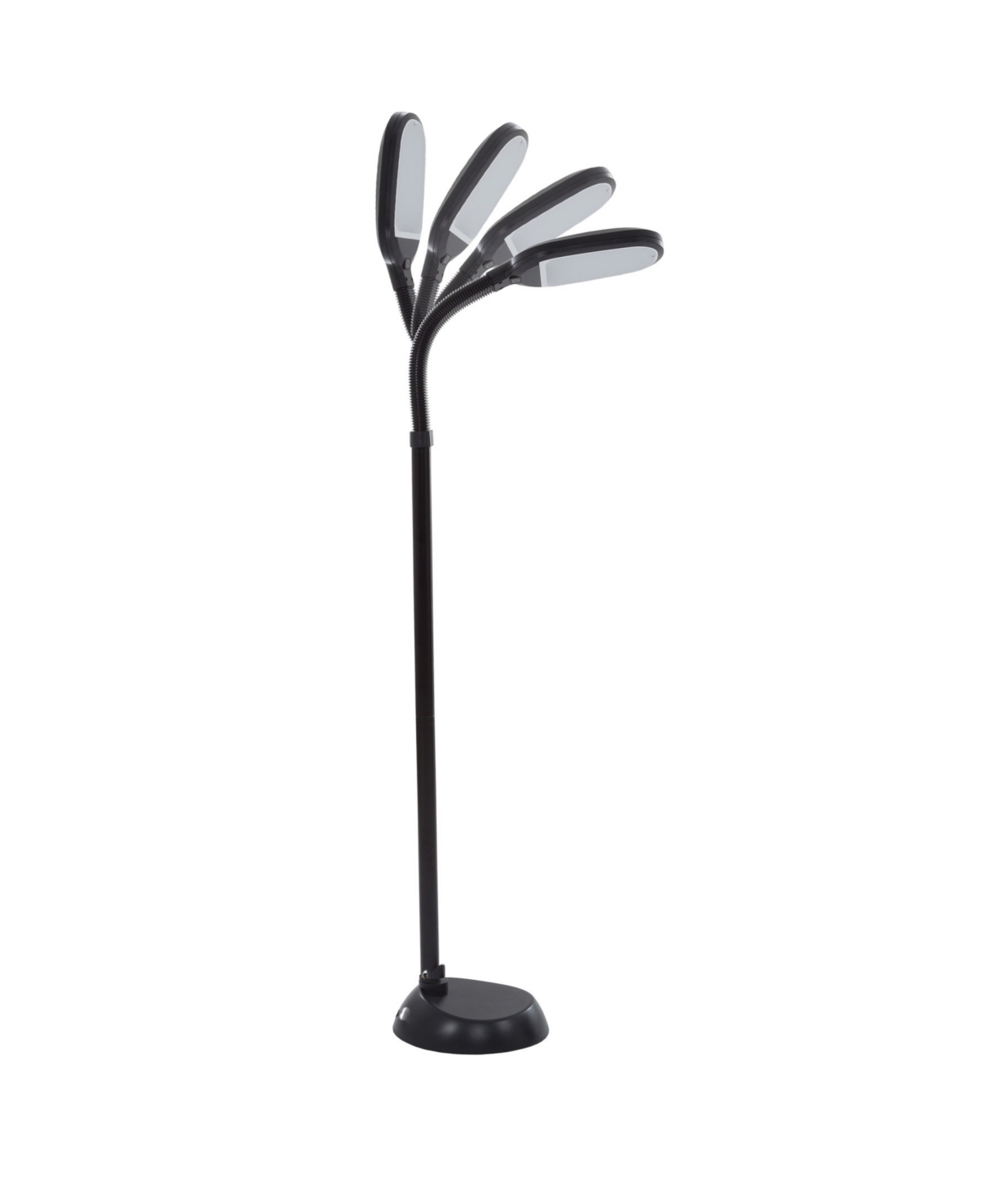 Shop Lavish Home 62.5" Dimmable Natural Sunlight Led Floor Lamp In Black