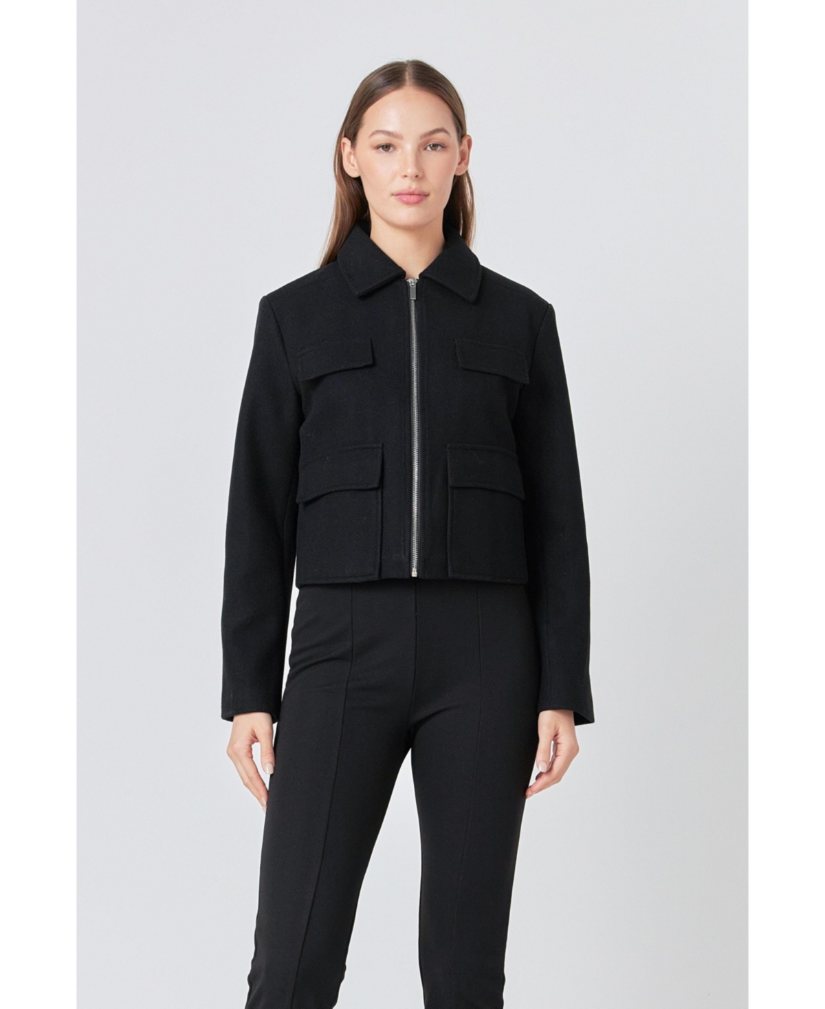 endless rose Women's Zip Up Jacket