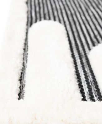 Prismatic Strings 2'7"x8' Runner Area Rug