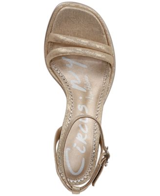 Holly Strappy Block-Heel Dress Sandals