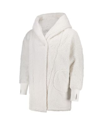 Men's and Women's The Best Lounger In The World Cream Chicago Bulls Oversized Open-Front Hoodie Sweater