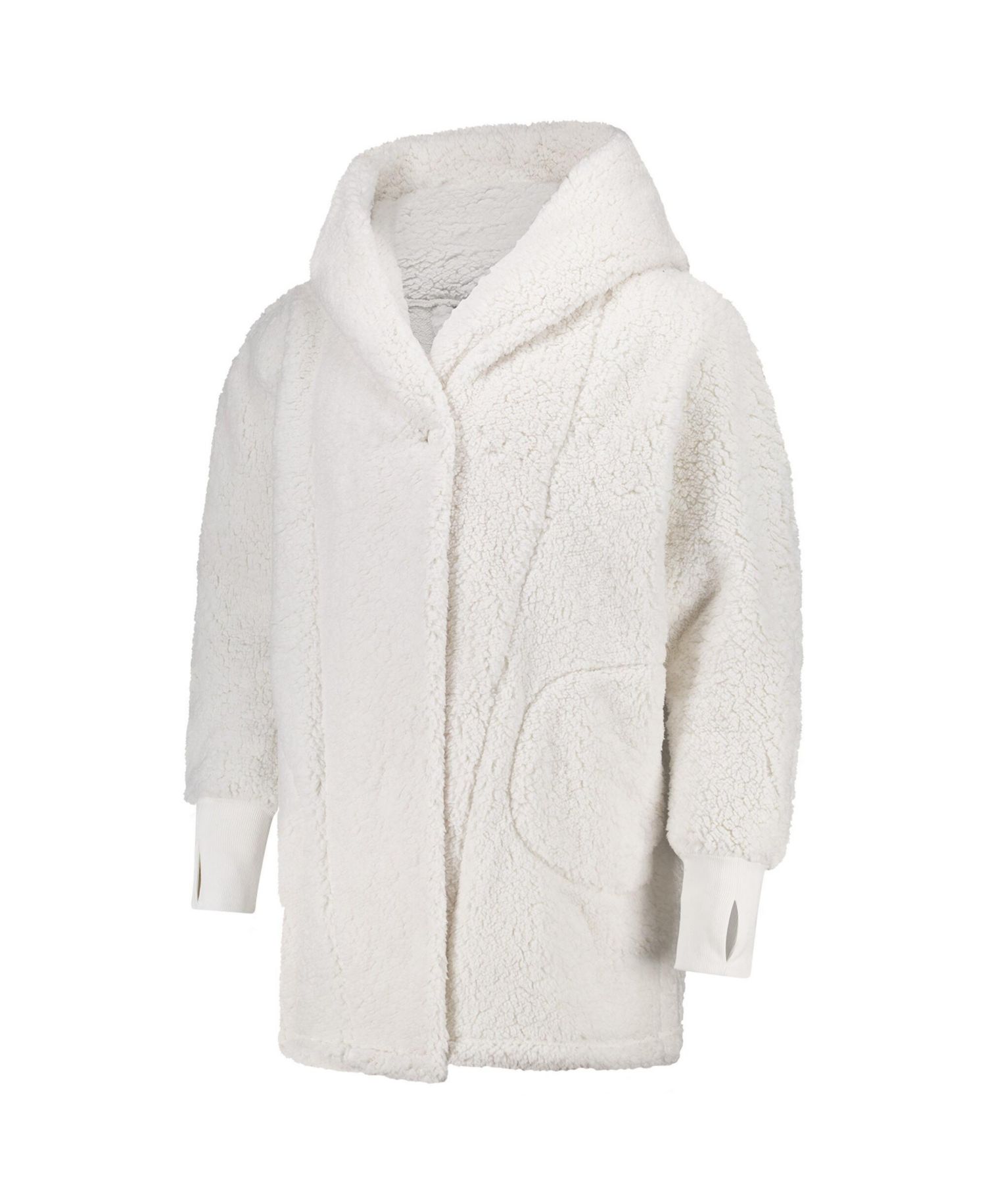 Men's and Women's The Best Lounger In The World Cream Chicago Bulls Oversized Open-Front Hoodie Sweater