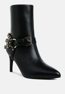 Women's Nicene Harness Detail Stiletto Boots