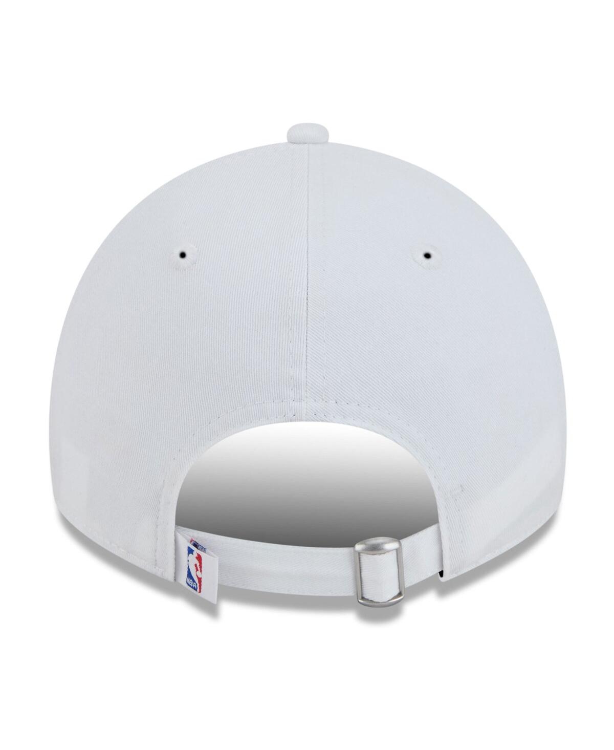 New Era Men's White Philadelphia 76ers 2024/25 City Edition 9twenty Adjustable Hat In White