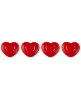 Le Creuset - Stoneware Heart Mini Bowls, Set of 4