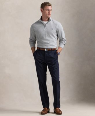 Men's Cotton-Blend Jacquard Pullover Sweatshirt