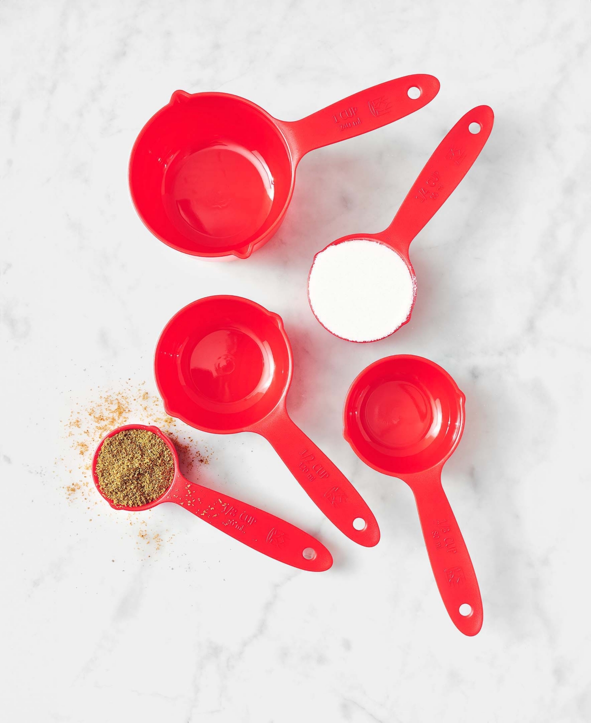 King Arthur Baking Company Lightweight 10-piece Baking Tool Set In Red