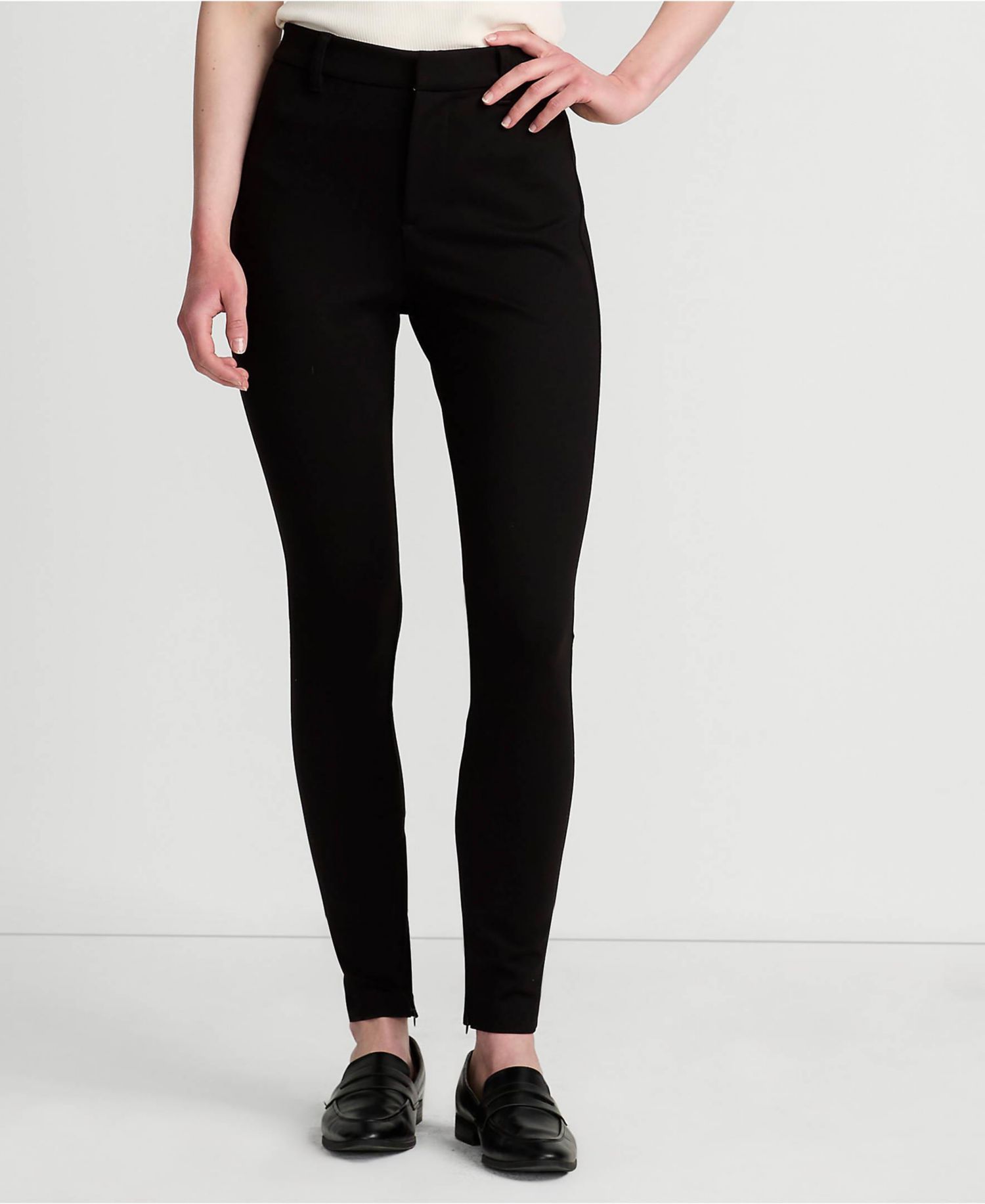 Women's High Rise Ponte Polished Leggings