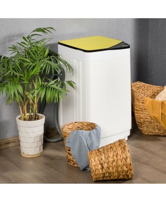 7.7 lbs Full-Automatic Washing Machine with Washer & Spinner, Germicidal Function