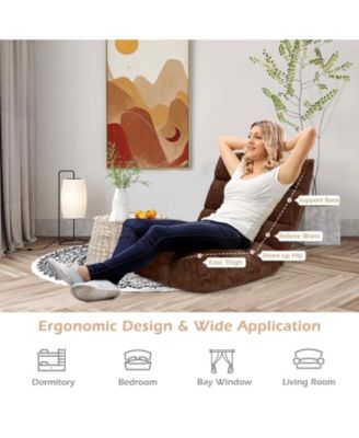Adjustable 14-position Cushioned Floor Chair