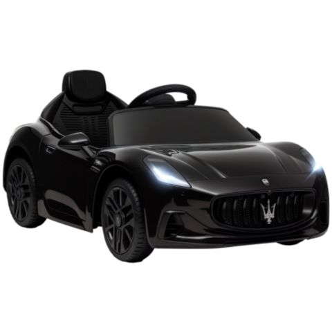 Детская игрушка Qaba Maserati Gran Turismo Folgore 12V Licensed Remote-Control Ride-On Car, 55 lb. Capacity, Ages 3+, цвет: Чёрный