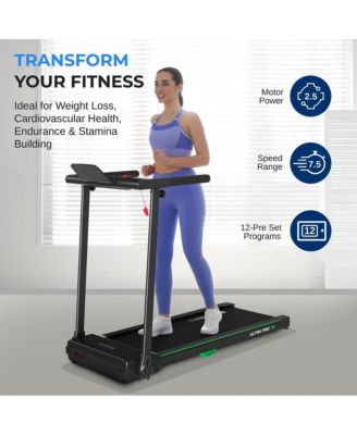 2.5 HP Foldable Motorized Treadmill with LED Display