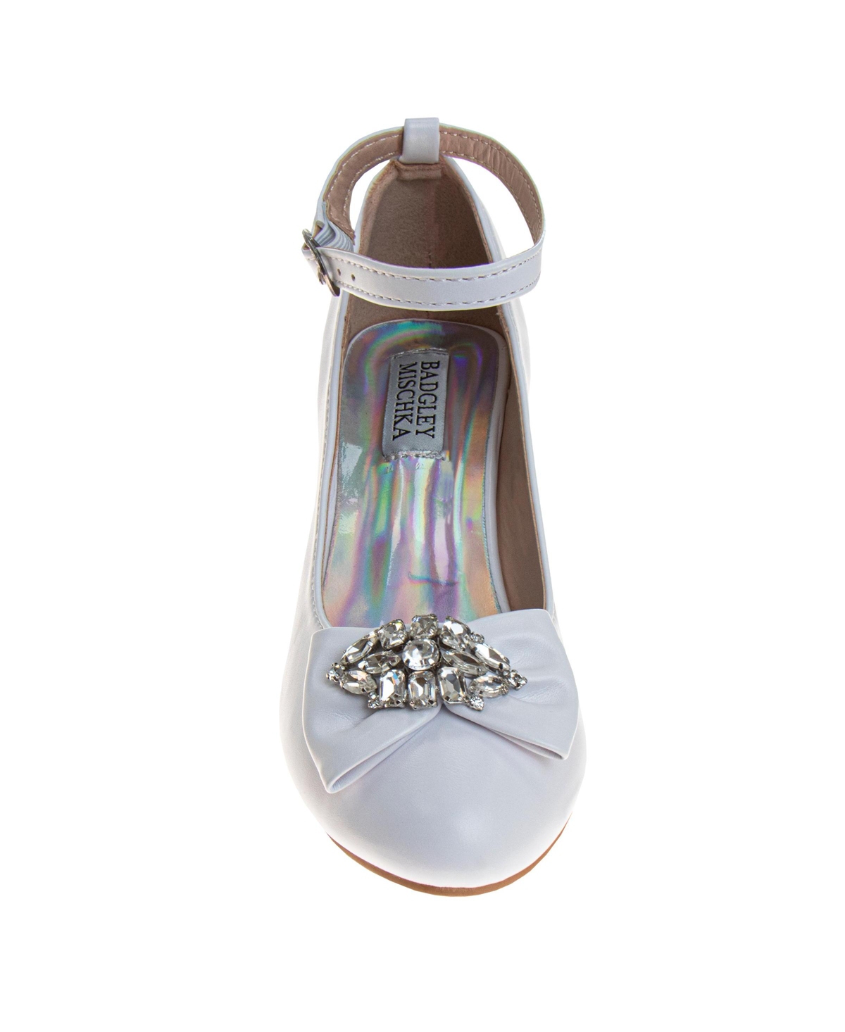 Badgley Mischka Little Girls Low Heeled Dress Pumps. (Little Kids/Big Kids)