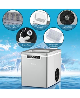 Ice Maker Machine Countertop 26Lbs/24H Portable