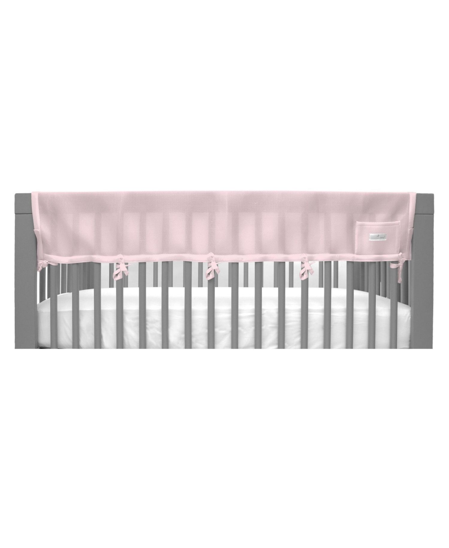 Breathable Mesh Crib RailGuard Teething Cover, 51" Long Panel