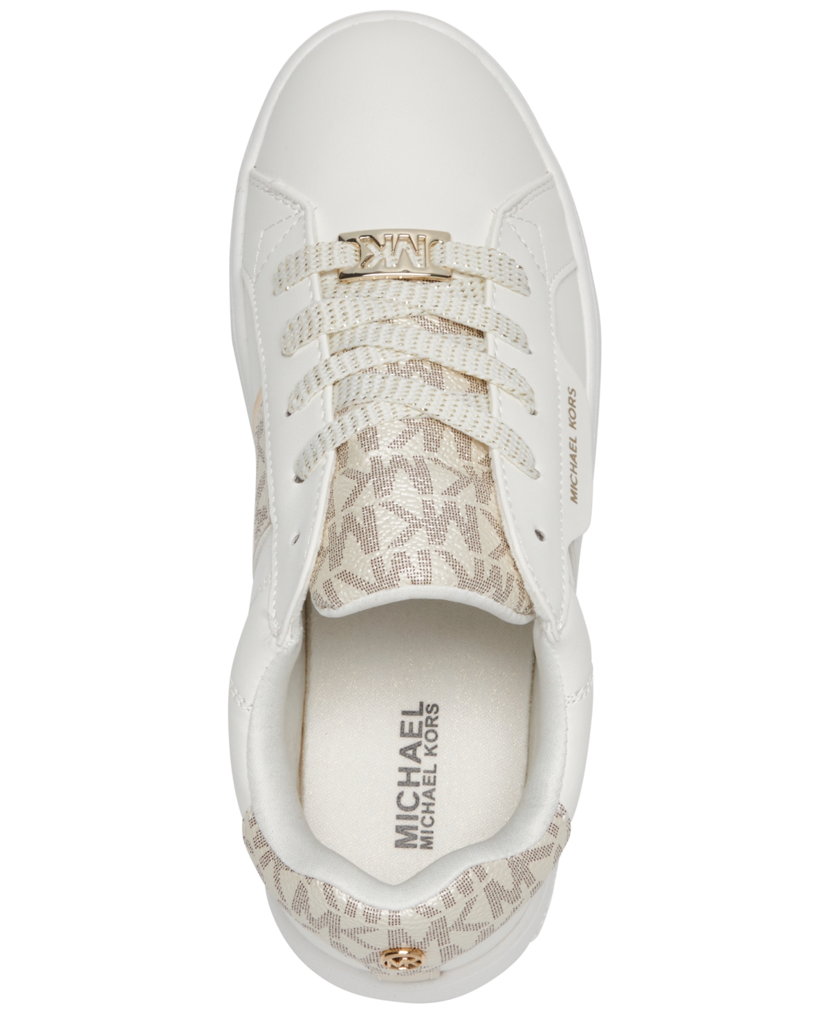 Michael Kors Little Girls Jem Maxine Casual Sneakers from Finish Line - Pale gold