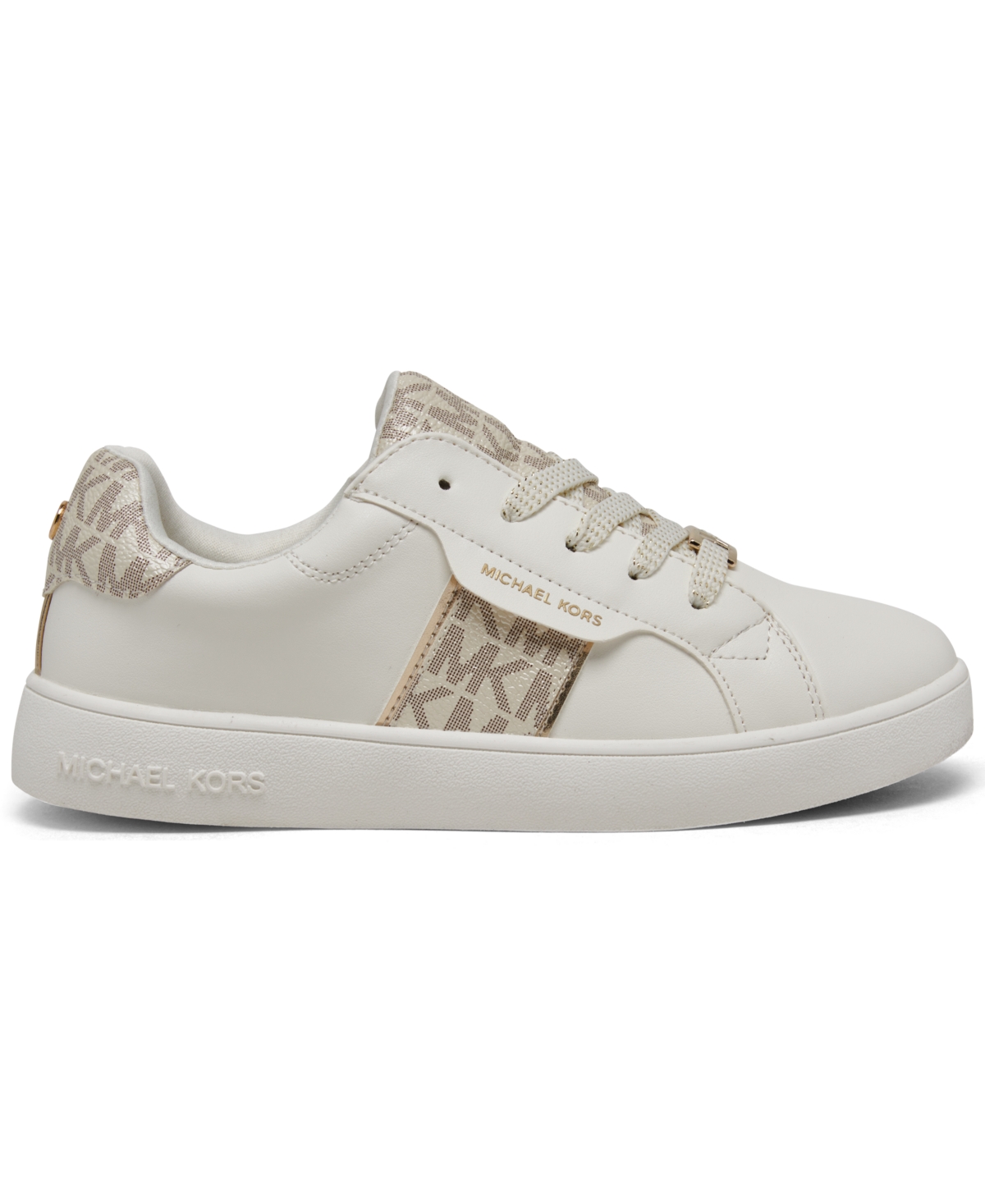 Michael Kors Little Girls Jem Maxine Casual Sneakers from Finish Line - Pale gold