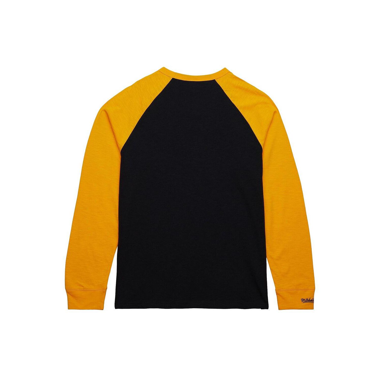 Men's Black/Gold Boston Bruins Legendary Slub Raglan Long Sleeve T-Shirt
