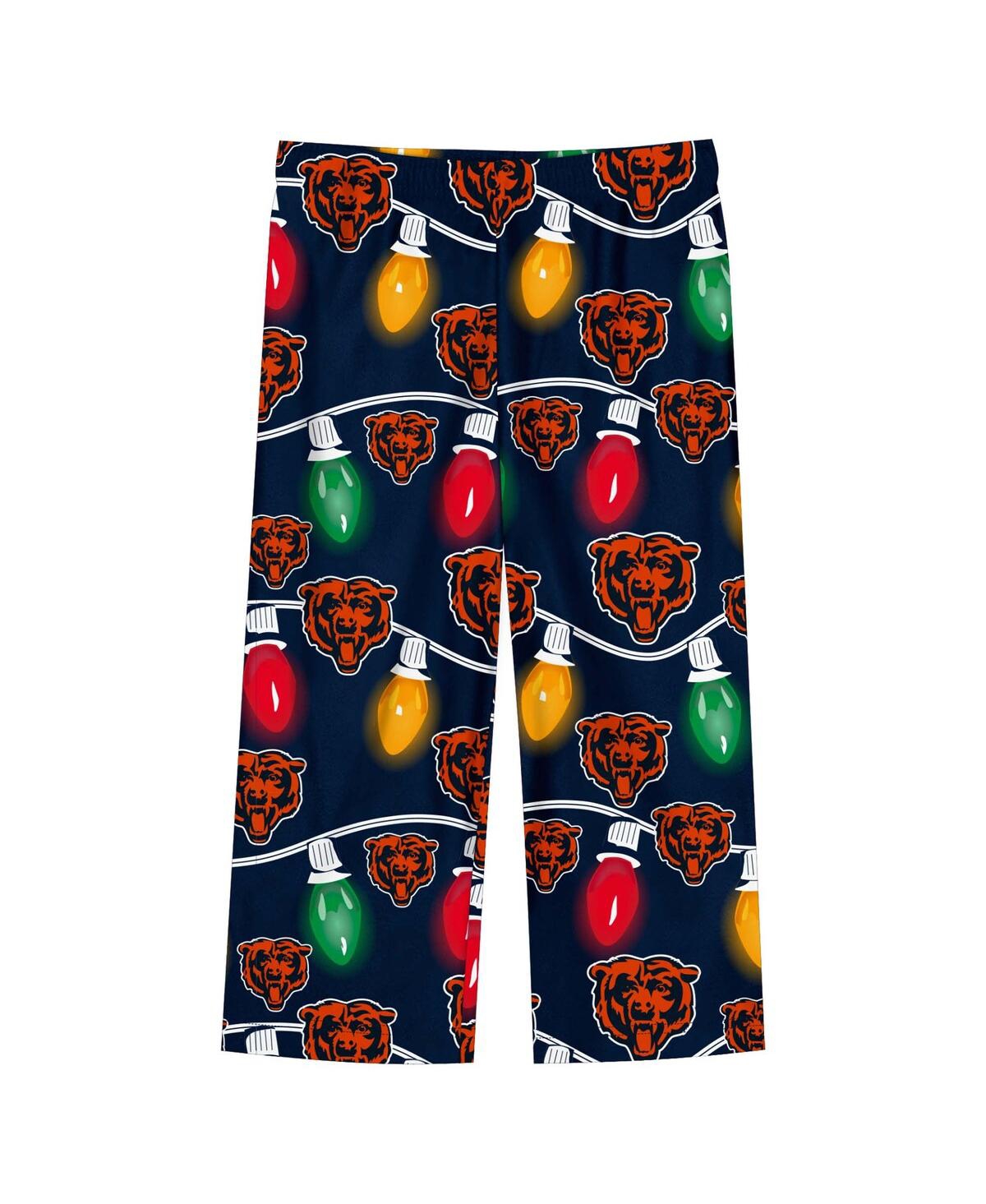 Outerstuff Toddler Dallas Cowboys Two-piece Garland Holiday Long Sleeve Pajama Set In No Color