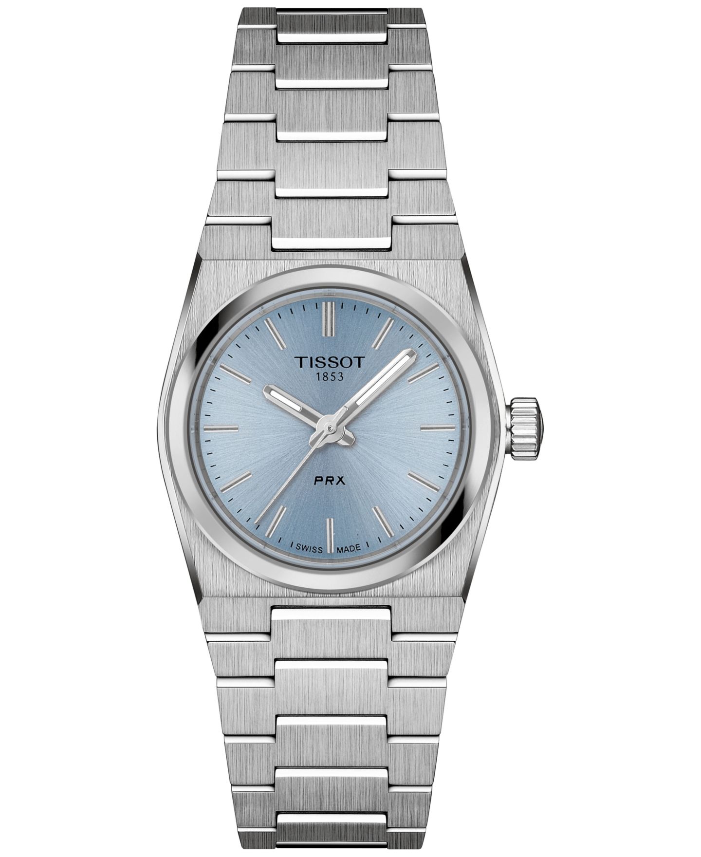 Женские часы Tissot Swiss PRX Stainless Steel Bracelet Watch 25mm — фото 1