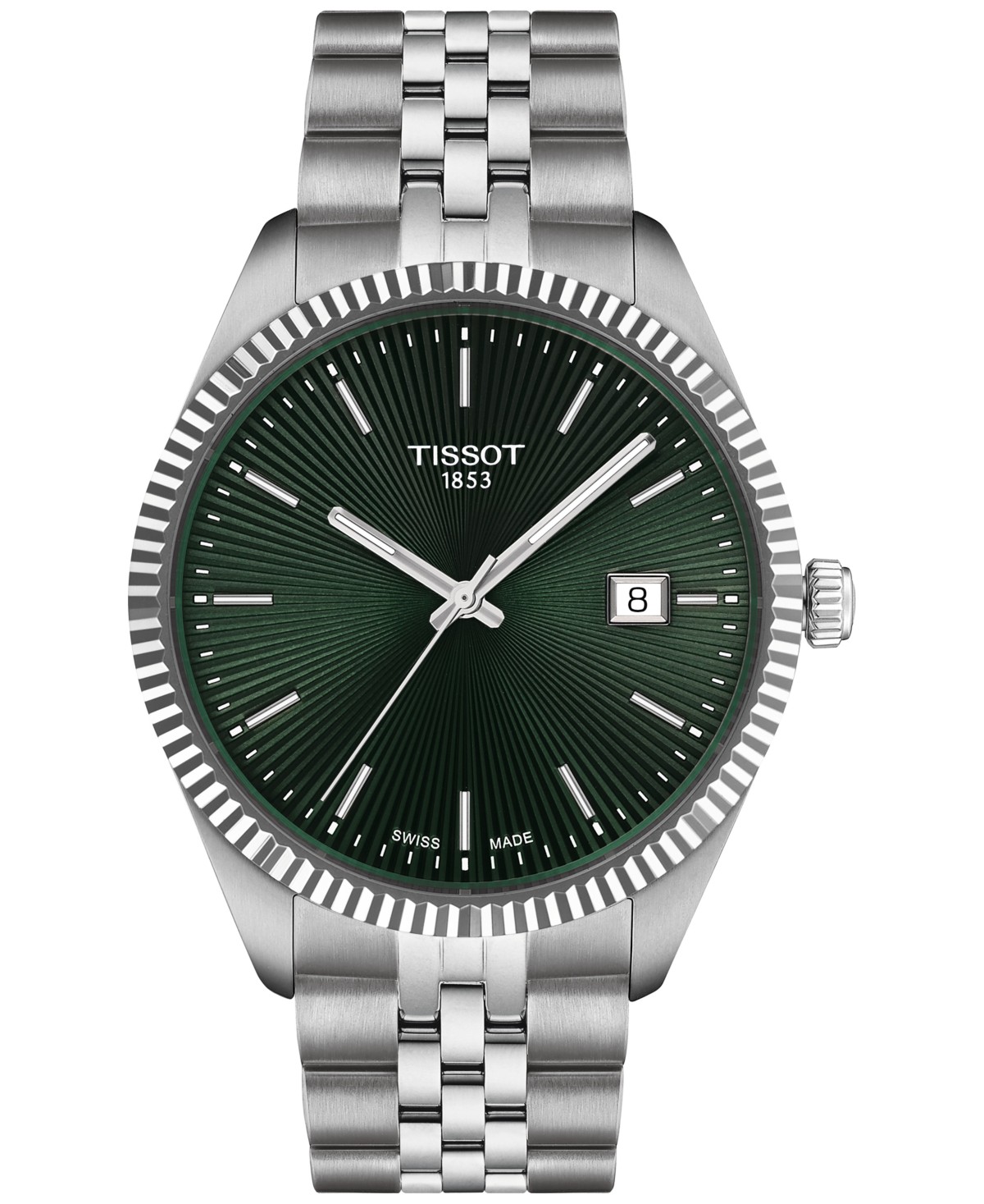 Tissot Men's Swiss Ballade Stainless Steel Bracelet Watch 40mm — фото 1