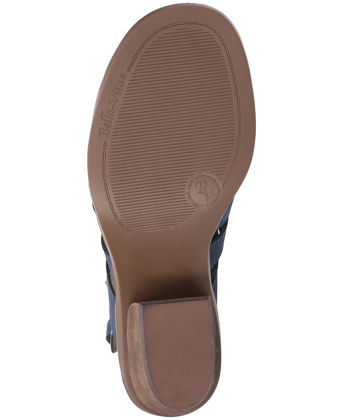 Bella Vita Women's Rhodes Block Heeled Sandals In Navy