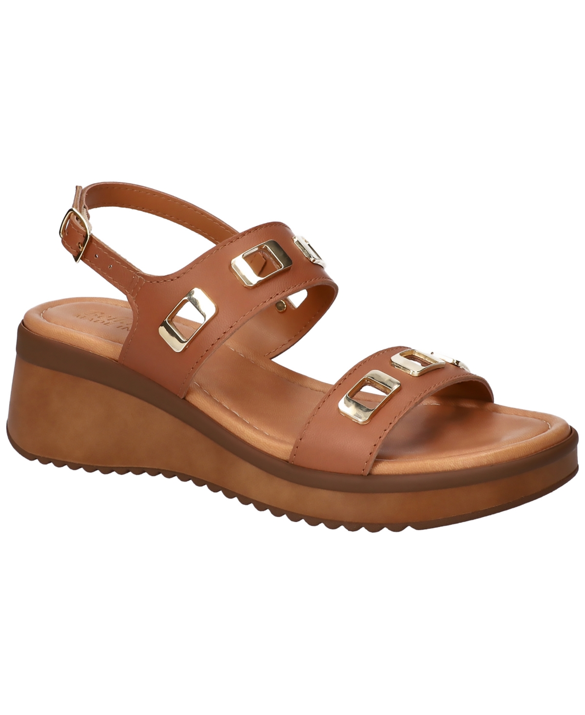 Bella Vita Vic Italy Platform Sandal In Whiskey Leather