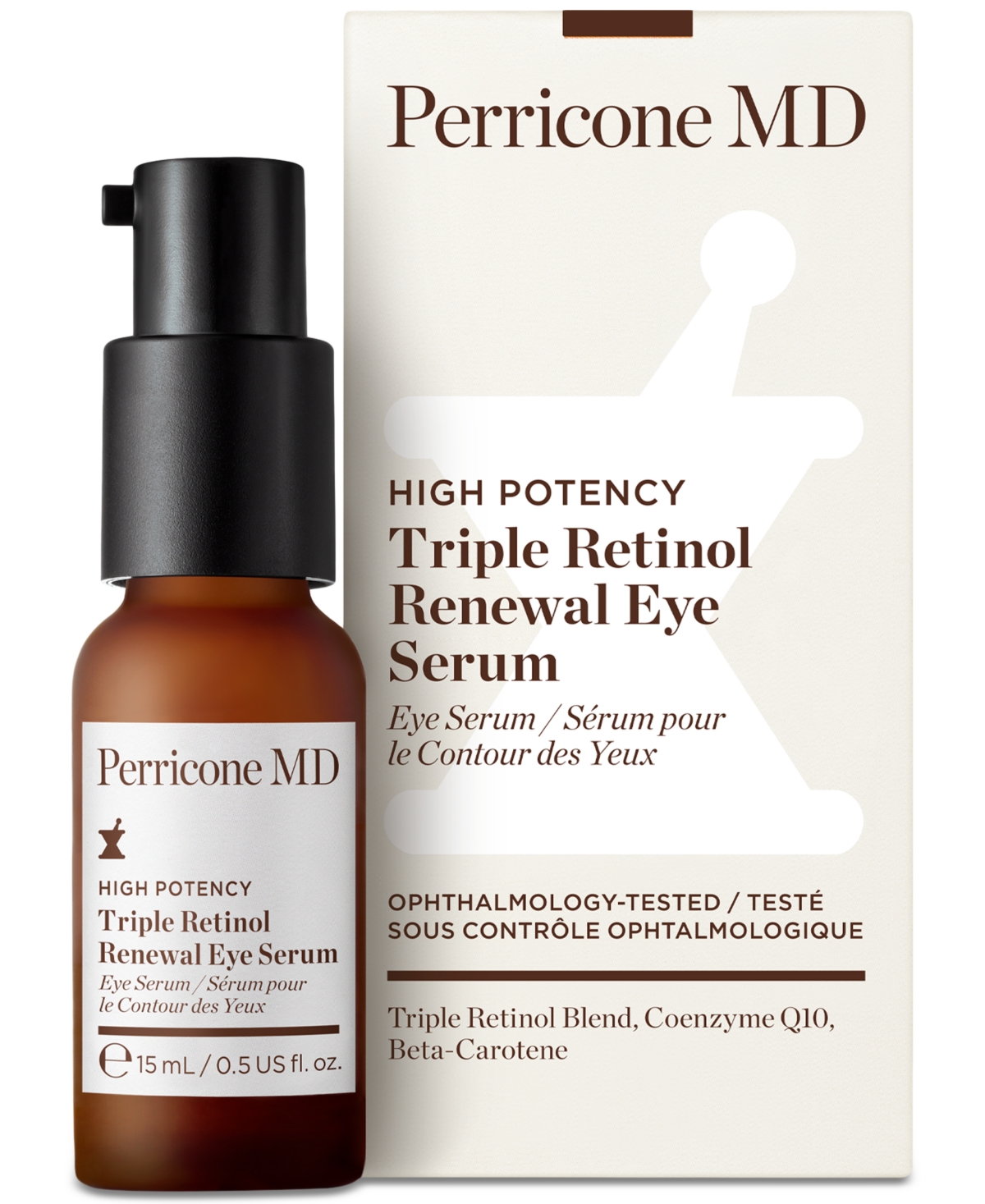 Perricone Md High Potency Triple Retinol Renewal Eye Serum, 0.5 Oz. In No Color