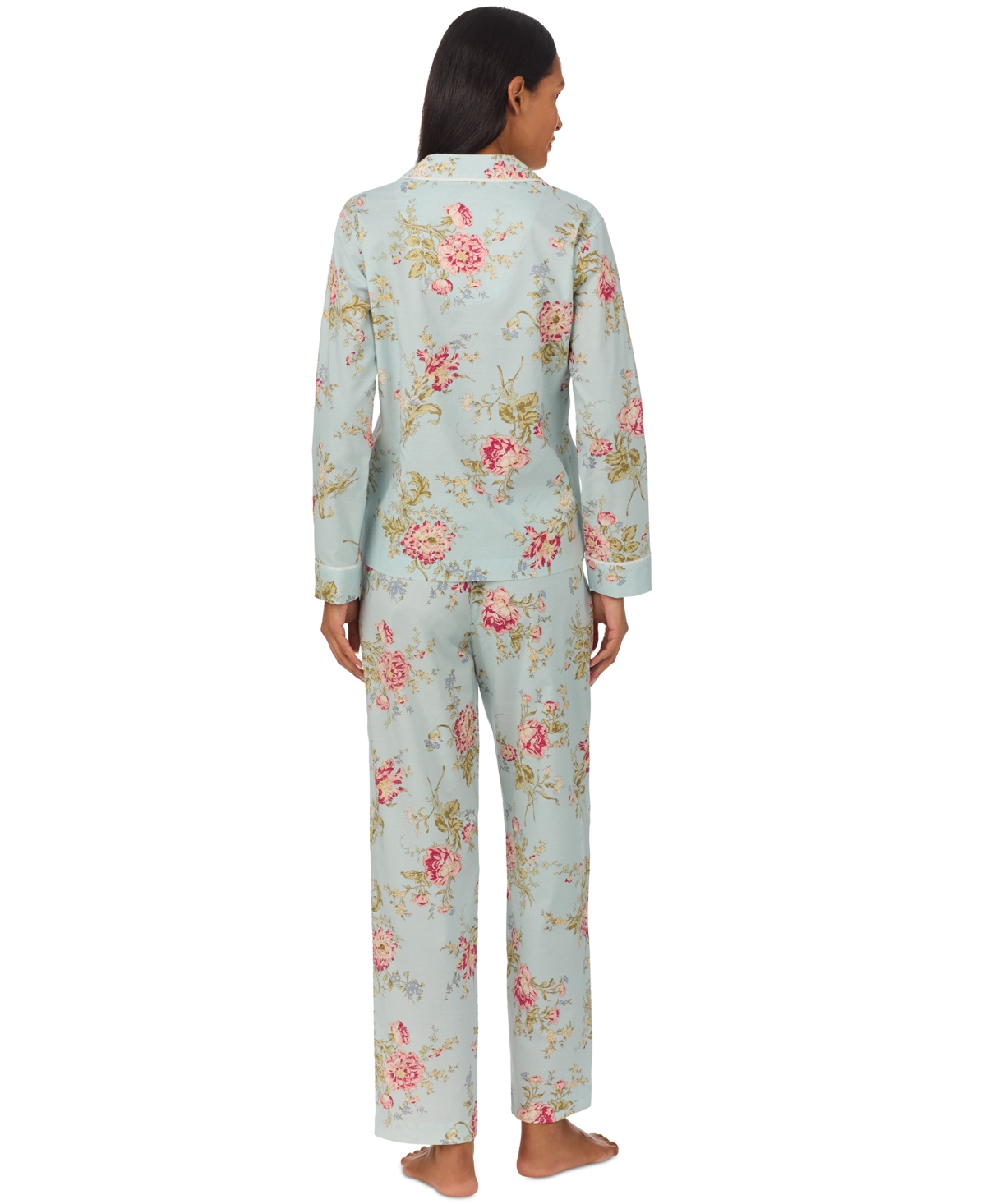 Lauren Ralph Lauren Women's 2-Pc. Printed Pajamas Set