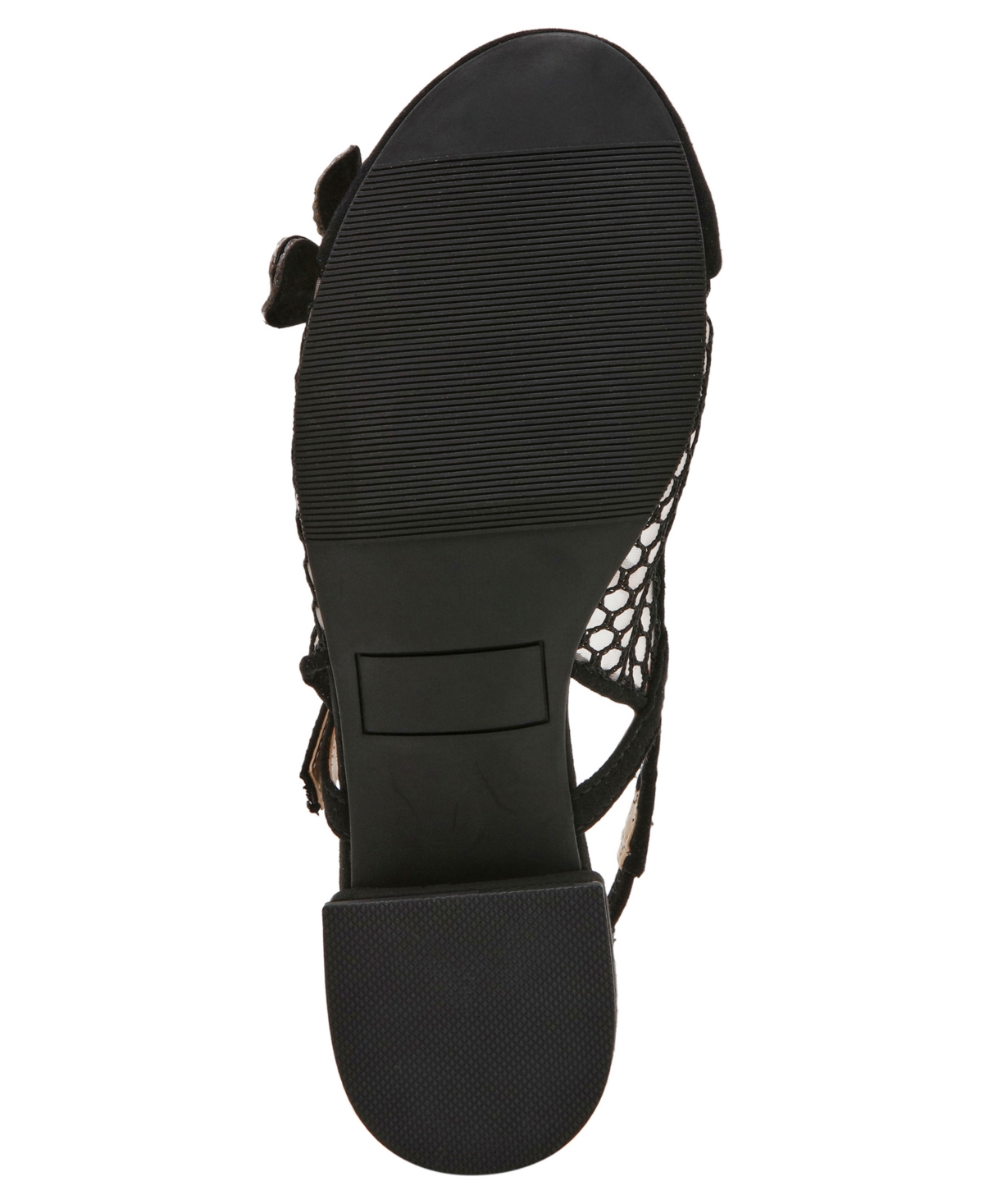 Betsey Johnson Little And Big Girls Sofya Mesh Flats With Flowers In Black