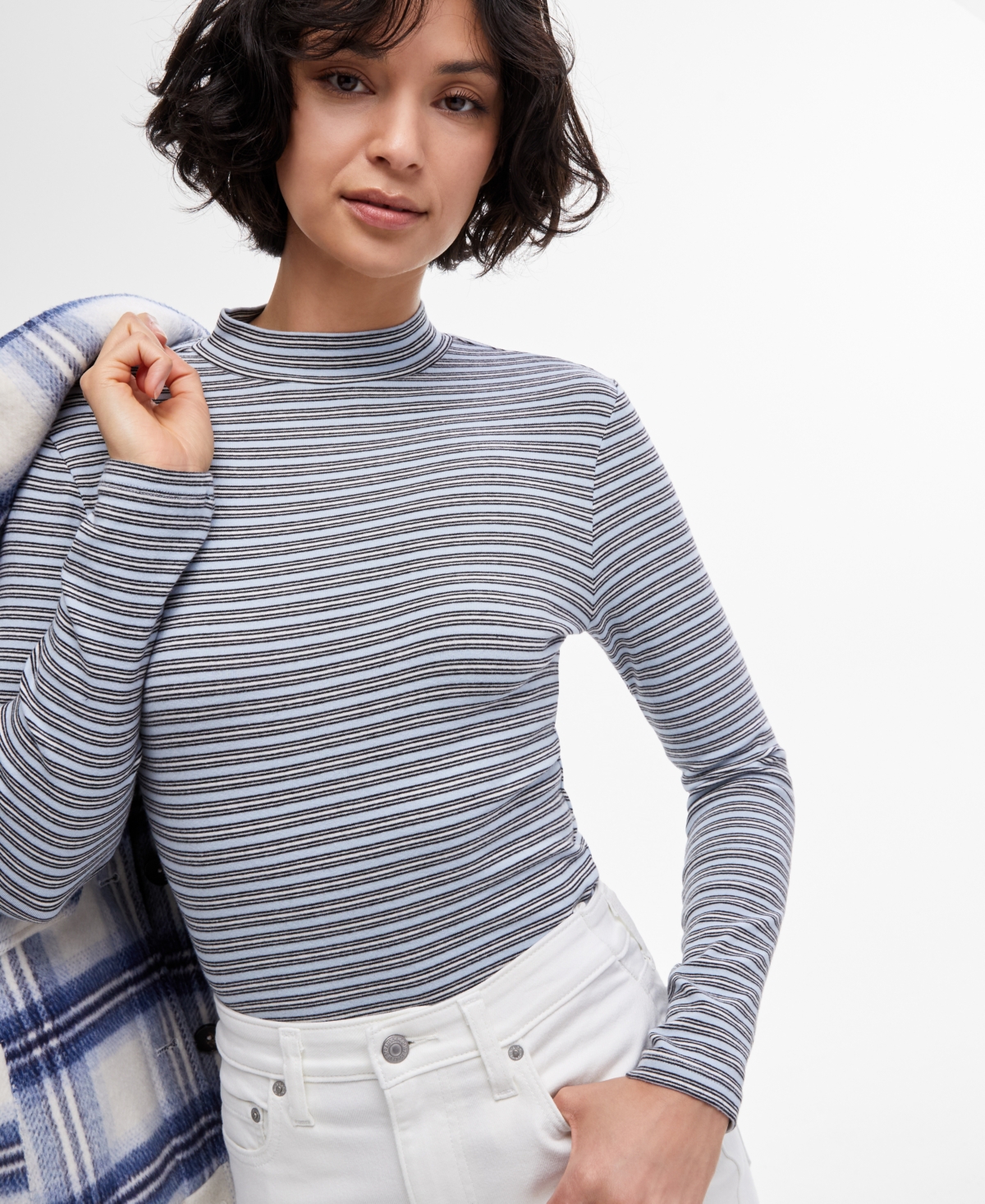 Levi's Women's Effortless Mock Neck Long-Sleeve T-Shirt