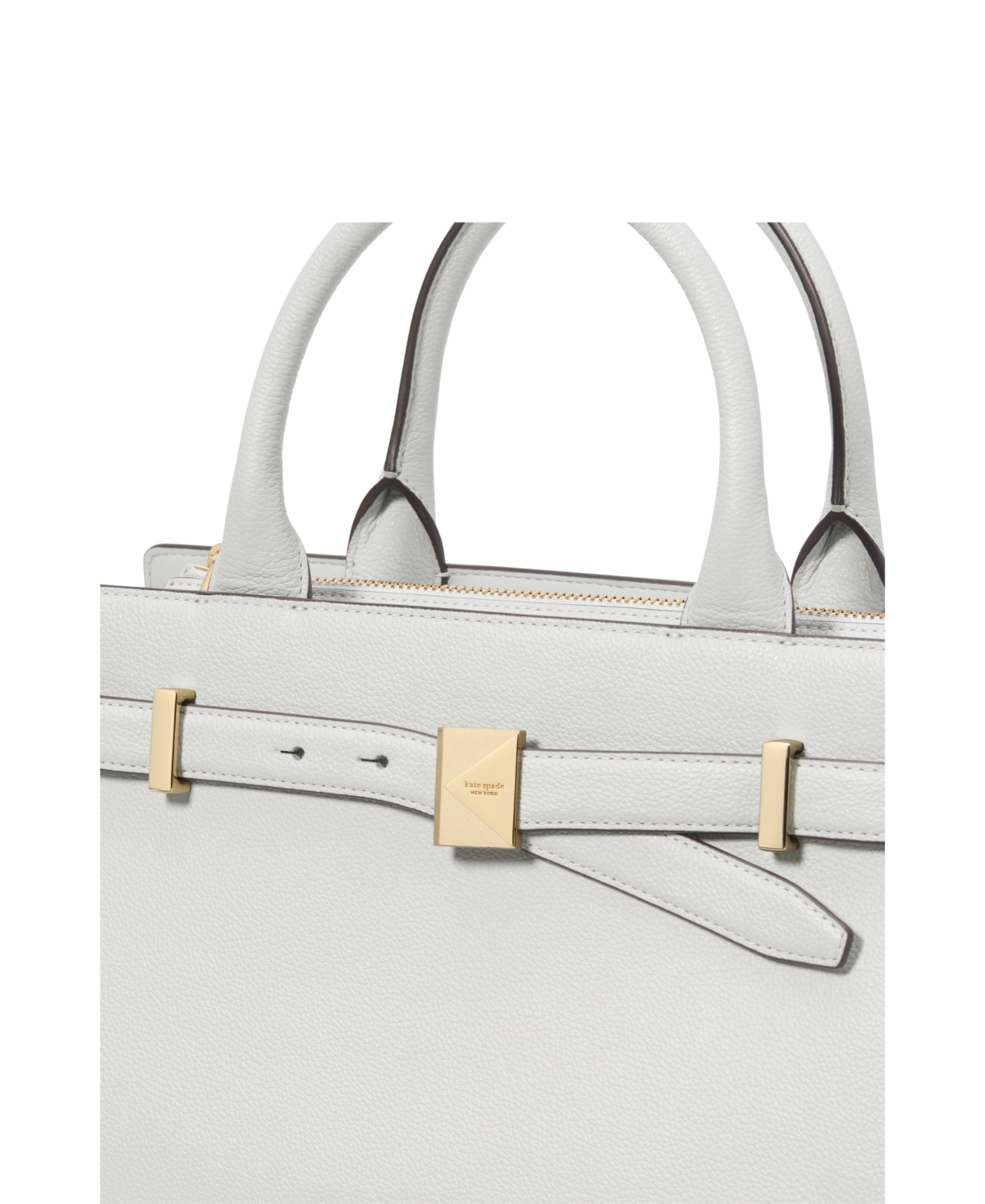 Shop Kate Spade Deco Medium Satchel Bag In Stone Path